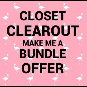 Closet clear out!  Making room for more things!